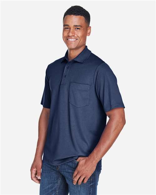 Classic Navy Men&#39;s Origin Performance Piqué Polo with Pocket - 88181P