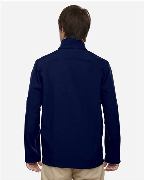 Classic Navy Men&#39;s Tall Cruise Two-Layer Fleece Bonded Soft Shell Jacket - 88184T