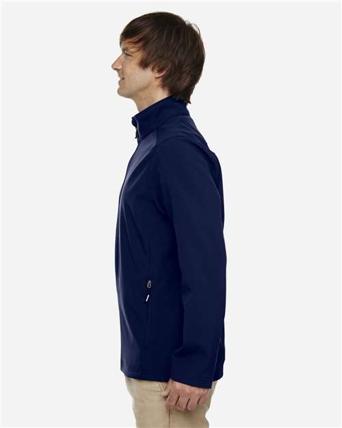 Classic Navy Men&#39;s Tall Cruise Two-Layer Fleece Bonded Soft Shell Jacket - 88184T