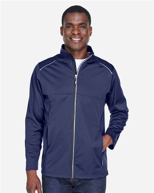 Classic Navy Men's Techno Lite Three-Layer Knit Tech-Shell - CE708