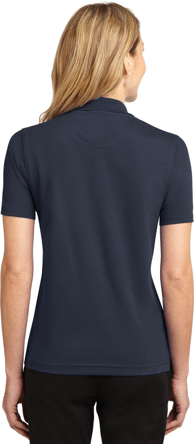 Classic Navy Port Authority Women's Rapid Dry Polo. L455