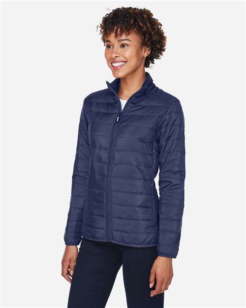 Classic Navy Women&#39;s Prevail Packable Puffer Jacket - CE700W