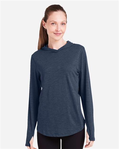 Classic Navy Women&#39;s Recess Hooded Pullover - TW850S