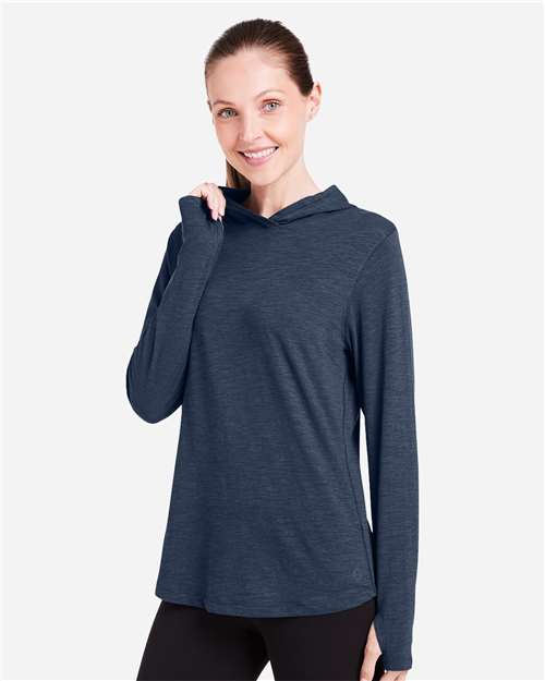 Classic Navy Women&#39;s Recess Hooded Pullover - TW850S