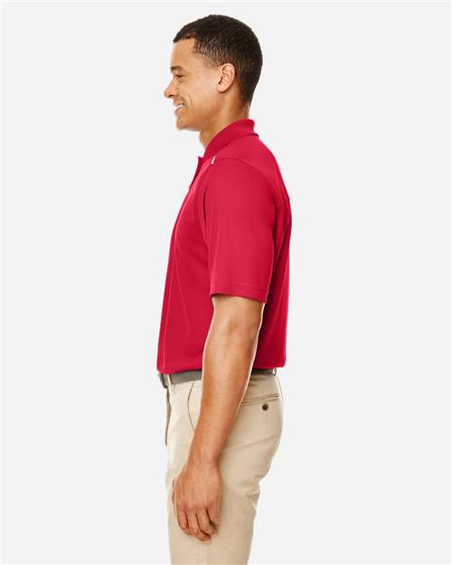 Classic Red Men&#39;s Radiant Performance Piqué Polo with Reflective Piping - 88181R