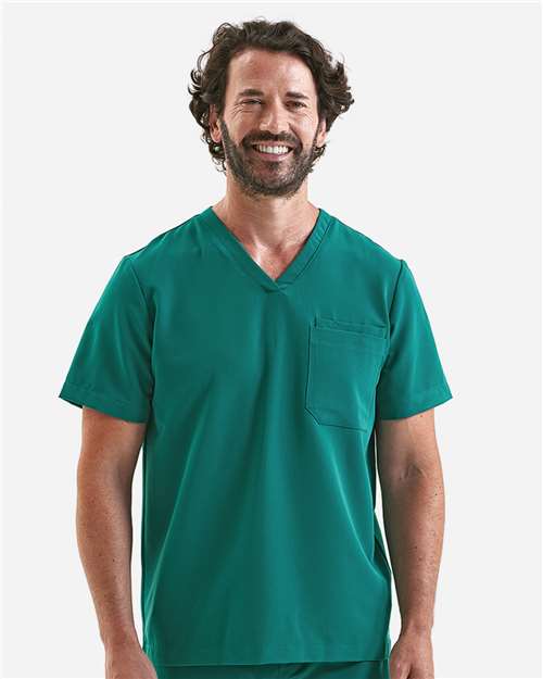 Clean Green Limitless V-Neck Stretch Scrub Top - NN200
