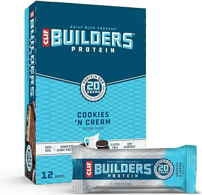 Clif Bar Builders (12/case) - Vanilla Almond