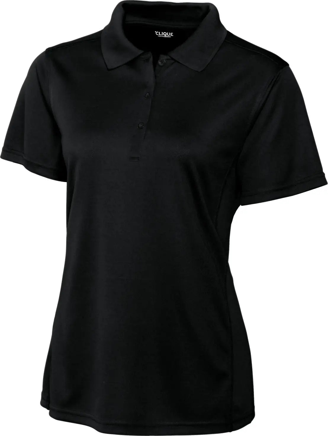 Clique Lqk00021 Ice Pique Womens Tech Polo - Black
