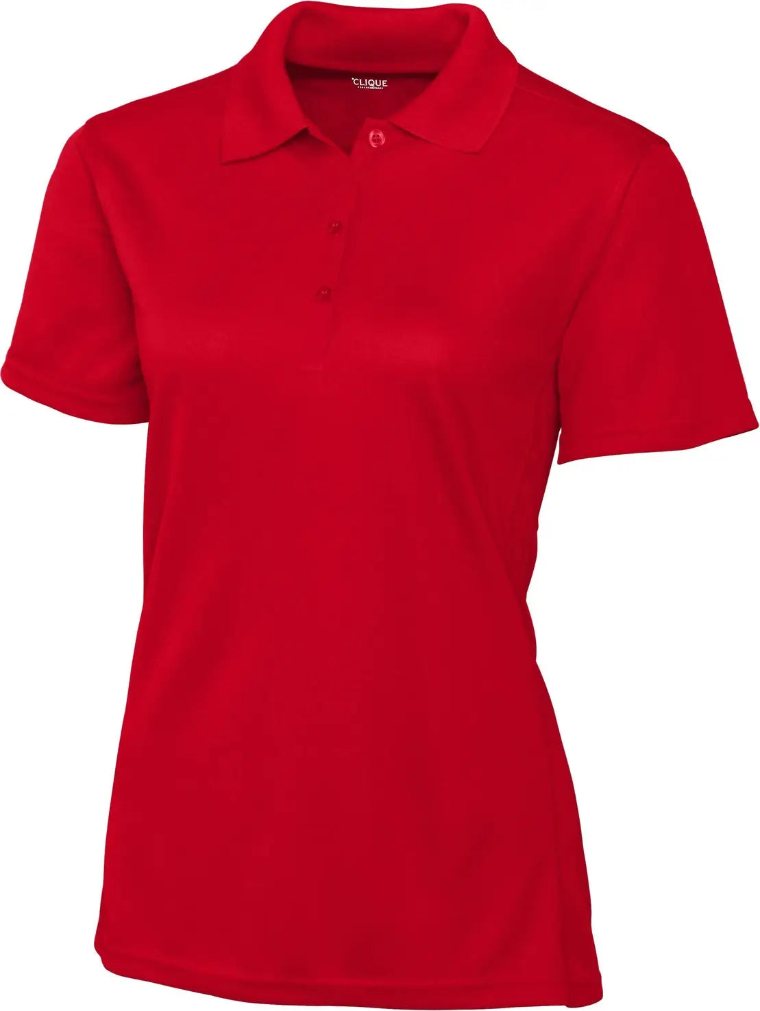 Clique Lqk00021 Ice Pique Womens Tech Polo - Cardinal Red
