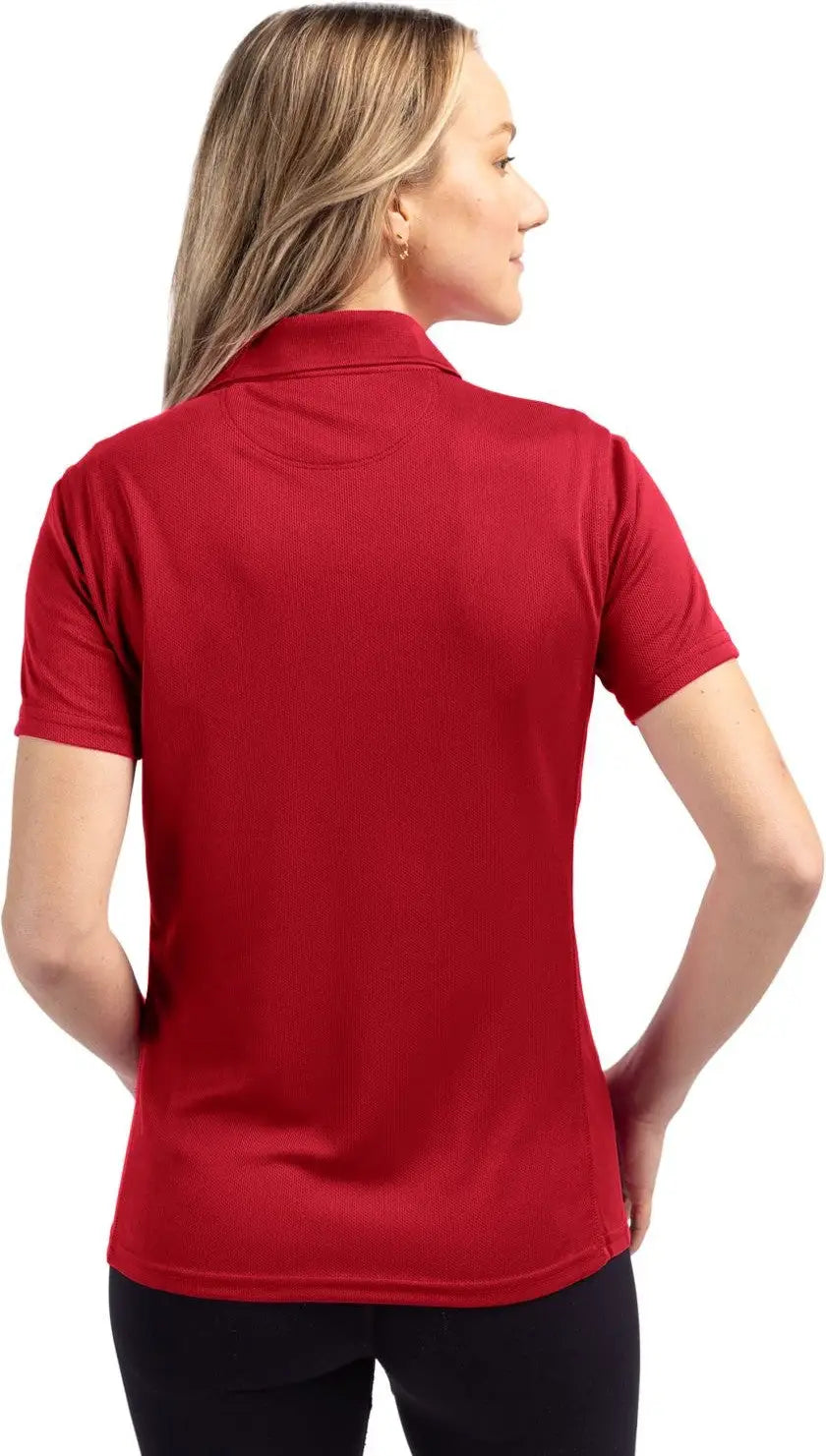 Clique Lqk00021 Ice Pique Womens Tech Polo - Cardinal Red
