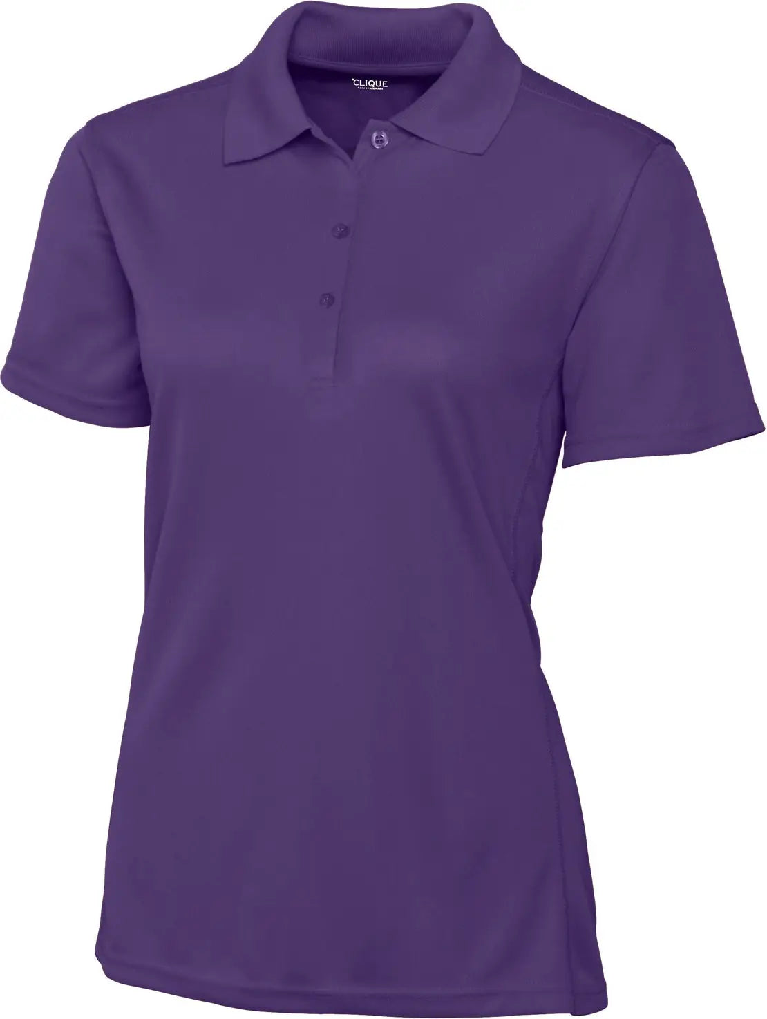 Clique Lqk00021 Ice Pique Womens Tech Polo - College Purple