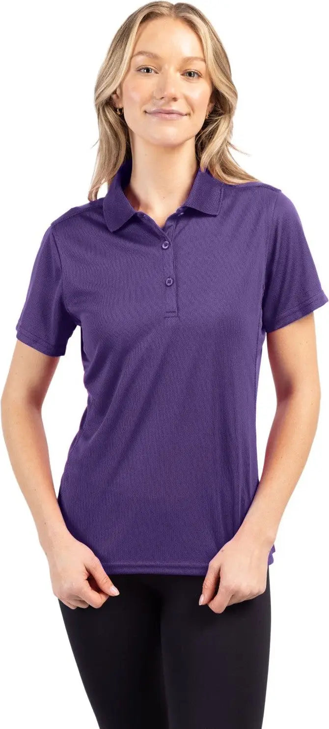 Clique Lqk00021 Ice Pique Womens Tech Polo - College Purple - Ladies Xs
