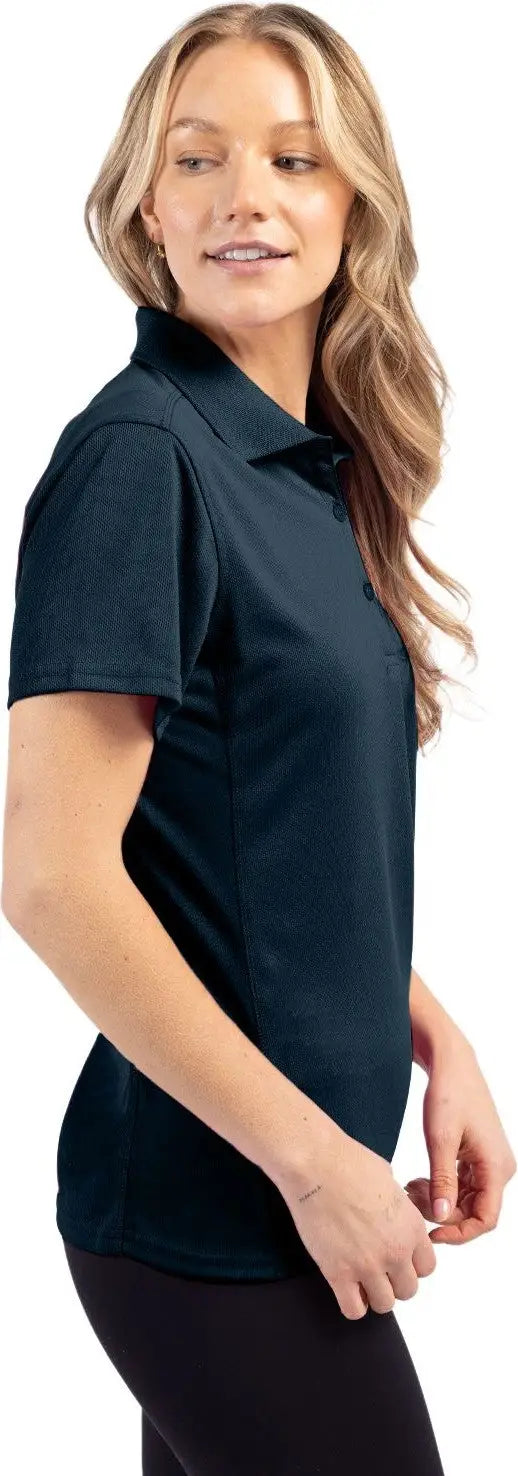 Clique Lqk00021 Ice Pique Womens Tech Polo - Dark Navy
