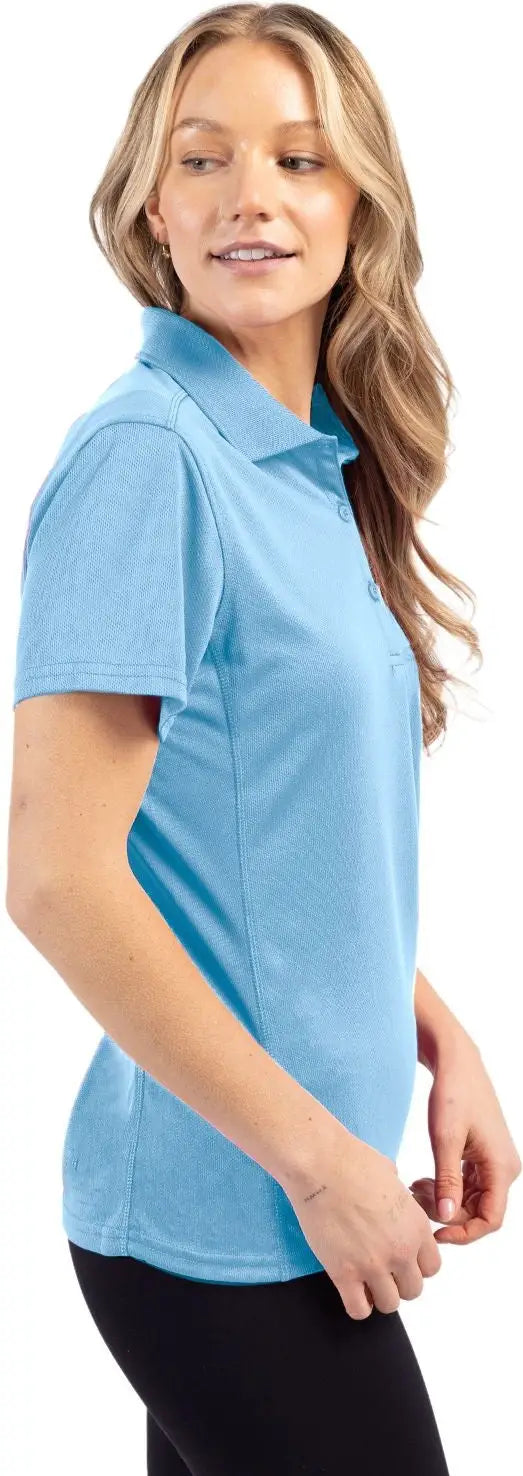 Clique Lqk00021 Ice Pique Womens Tech Polo - Light Blue