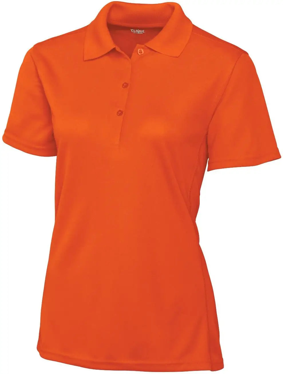 Clique Lqk00021 Ice Pique Womens Tech Polo - Orange - Ladies Xs