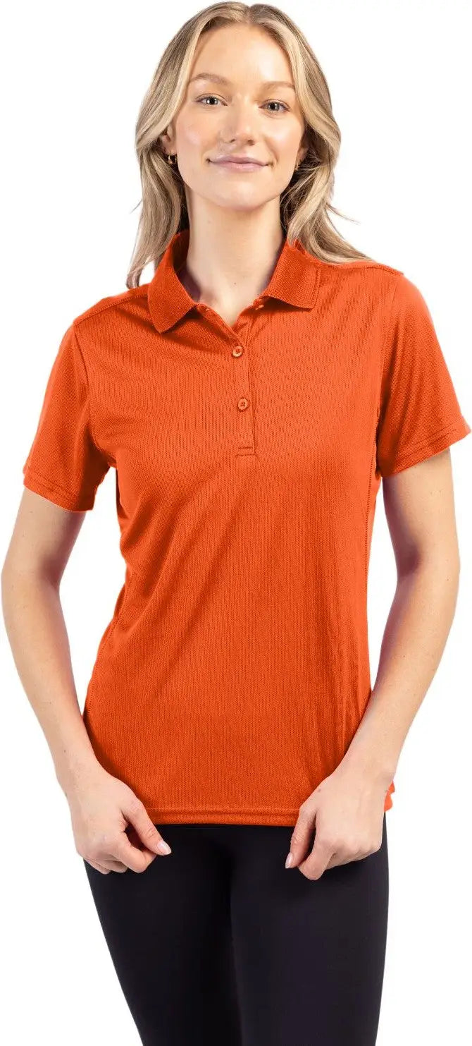 Clique Lqk00021 Ice Pique Womens Tech Polo - Orange - Ladies Xs