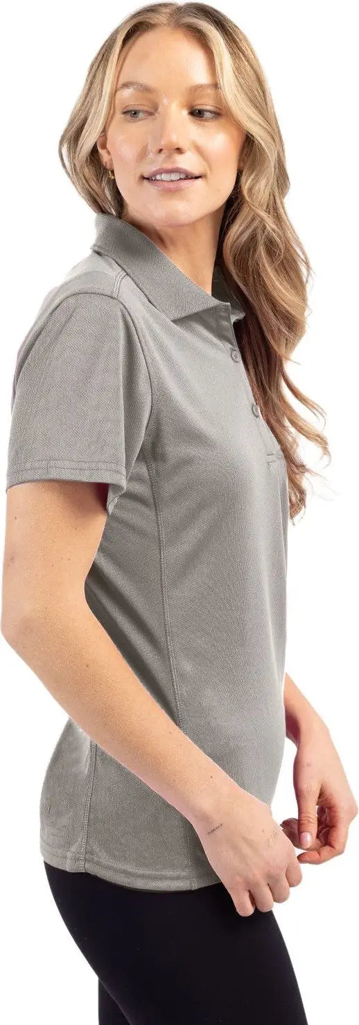 Clique Lqk00021 Ice Pique Womens Tech Polo - Silver