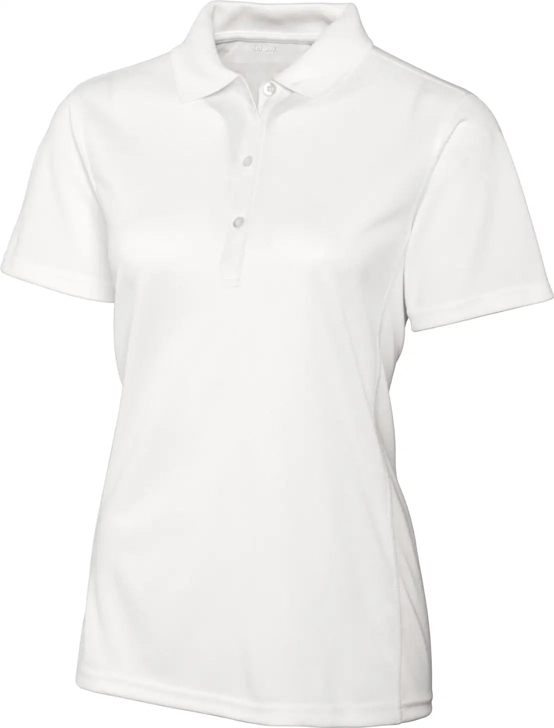 Clique Lqk00021 Ice Pique Womens Tech Polo - White
