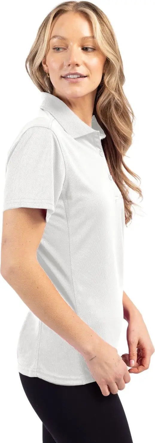 Clique Lqk00021 Ice Pique Womens Tech Polo - White