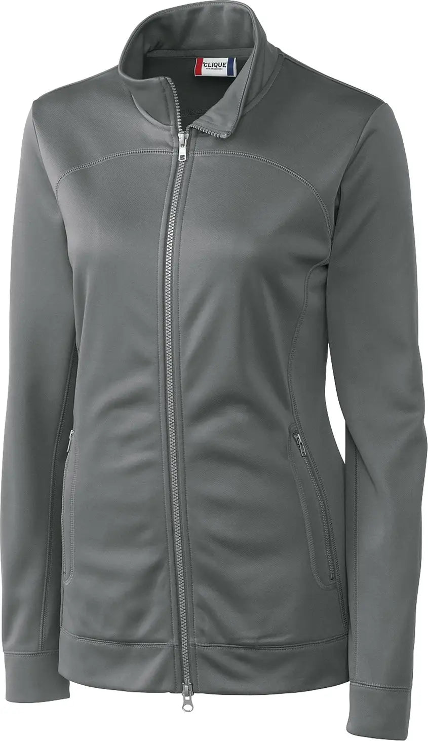 Clique Lqk00030 Helsa Performance Womens Full Zip Knit Jacket - Titan - Ladies Xs