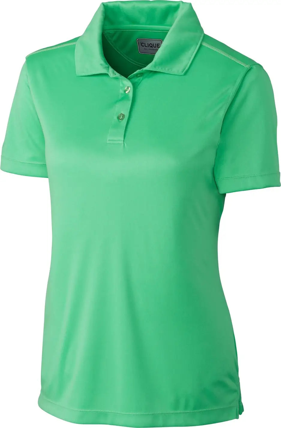Clique Lqk00036 Parma Tech Jersey Womens Polo - Apple Green