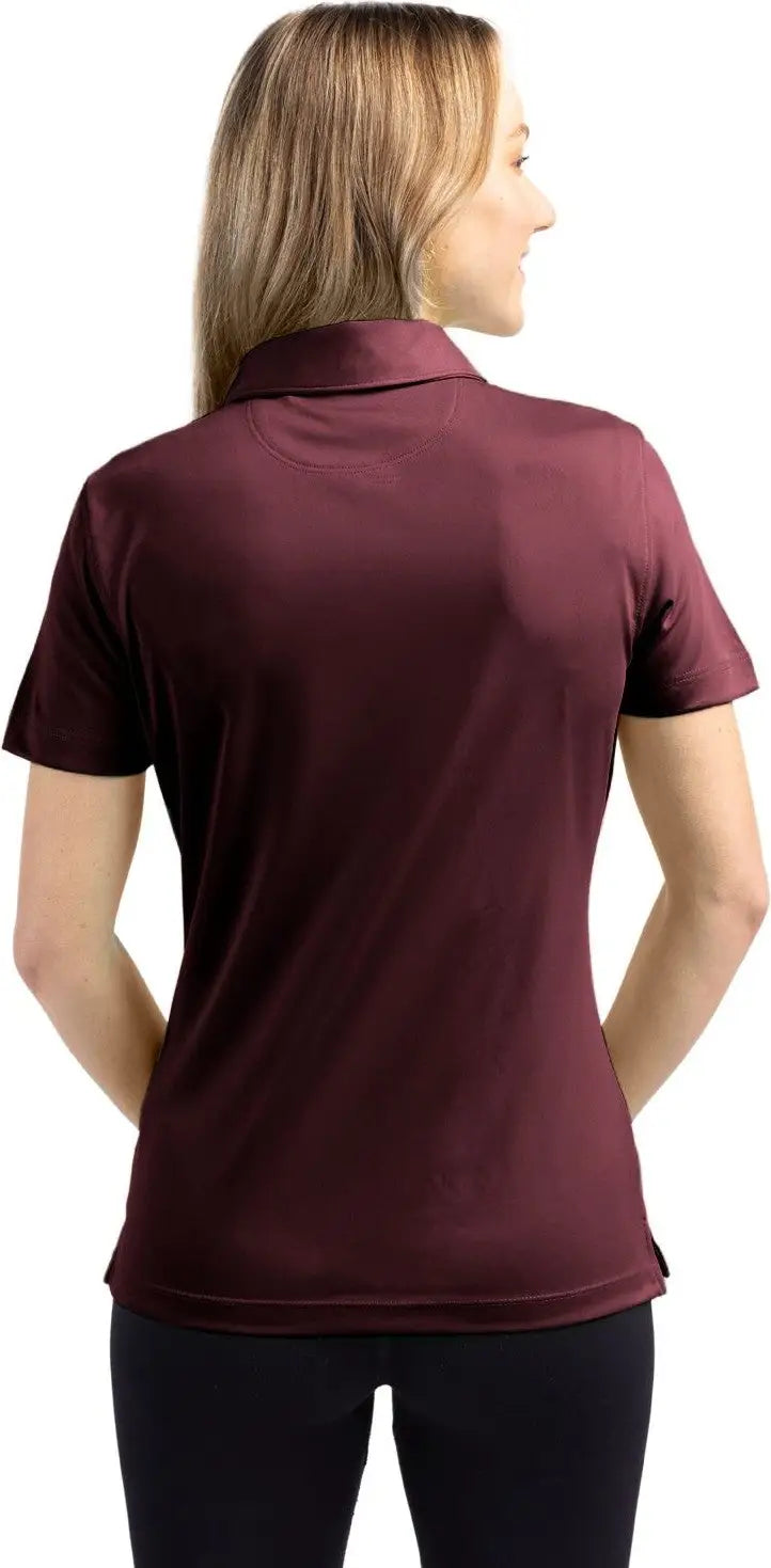 Clique Lqk00036 Parma Tech Jersey Womens Polo - Bordeaux