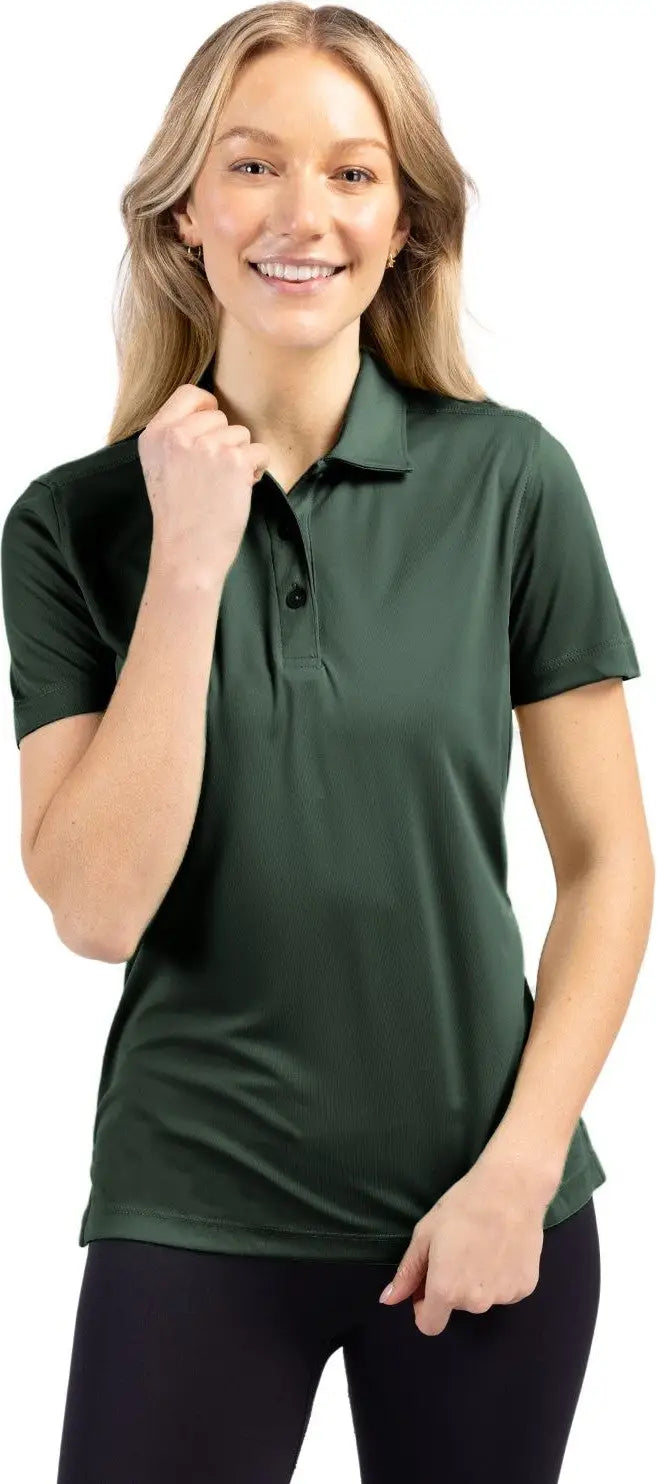 Clique Lqk00036 Parma Tech Jersey Womens Polo - Bottle Green - Ladies Xs