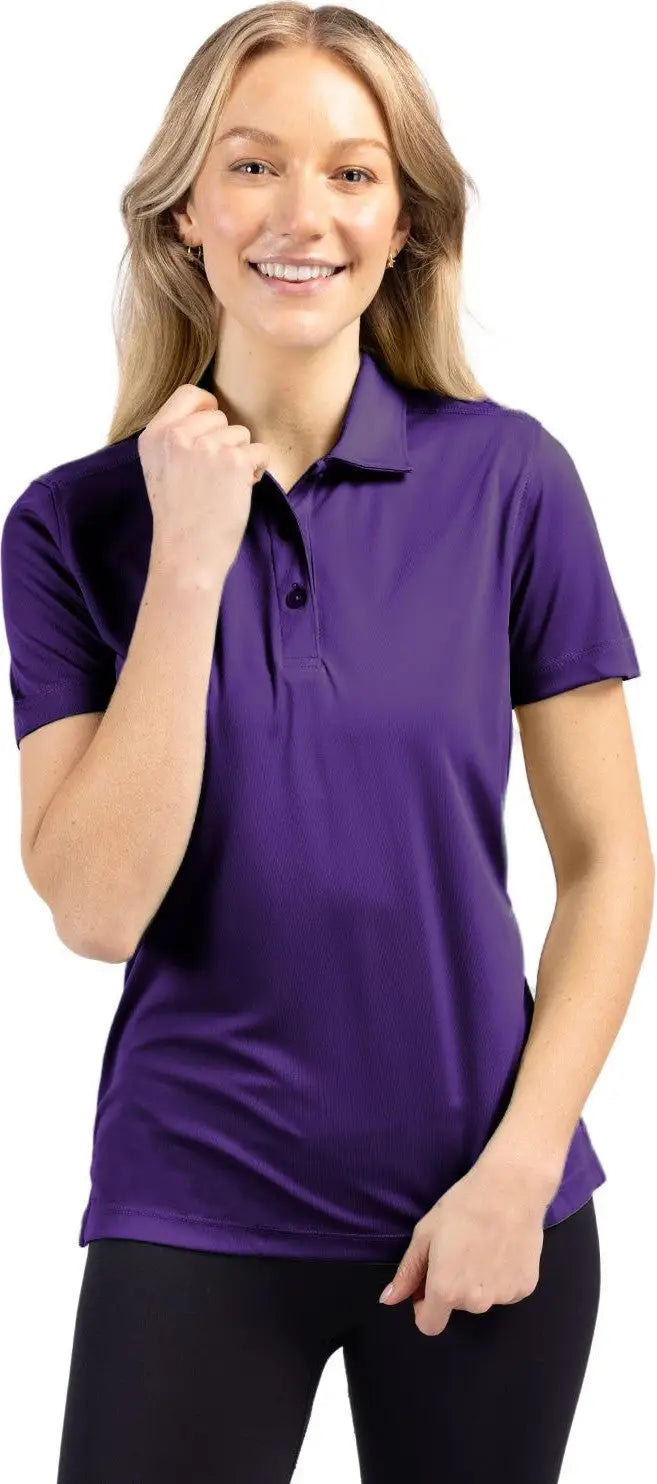 Clique Lqk00036 Parma Tech Jersey Womens Polo - College Purple - Ladies Xs