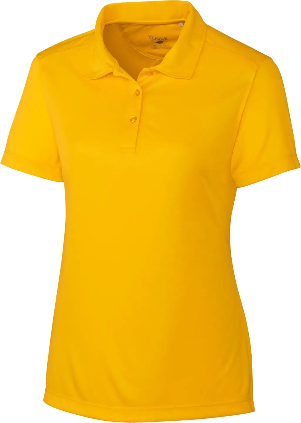 Clique Lqk00036 Parma Tech Jersey Womens Polo - Lemon - Ladies Xs