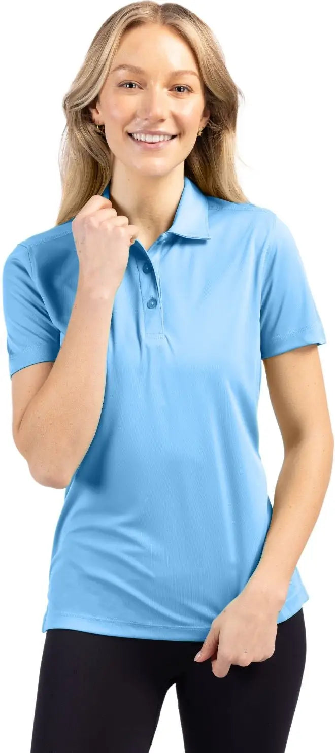 Clique Lqk00036 Parma Tech Jersey Womens Polo - Light Blue - Ladies Xs