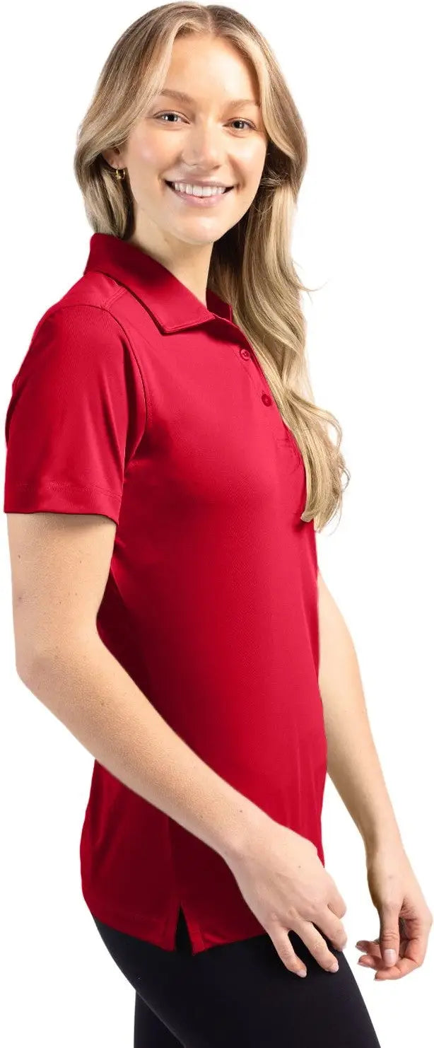 Clique Lqk00036 Parma Tech Jersey Womens Polo - Red