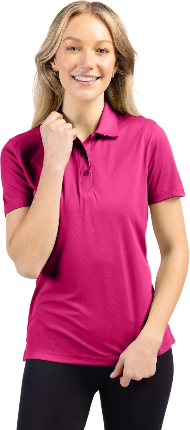 Clique Lqk00036 Parma Tech Jersey Womens Polo - Ribbon Pink
