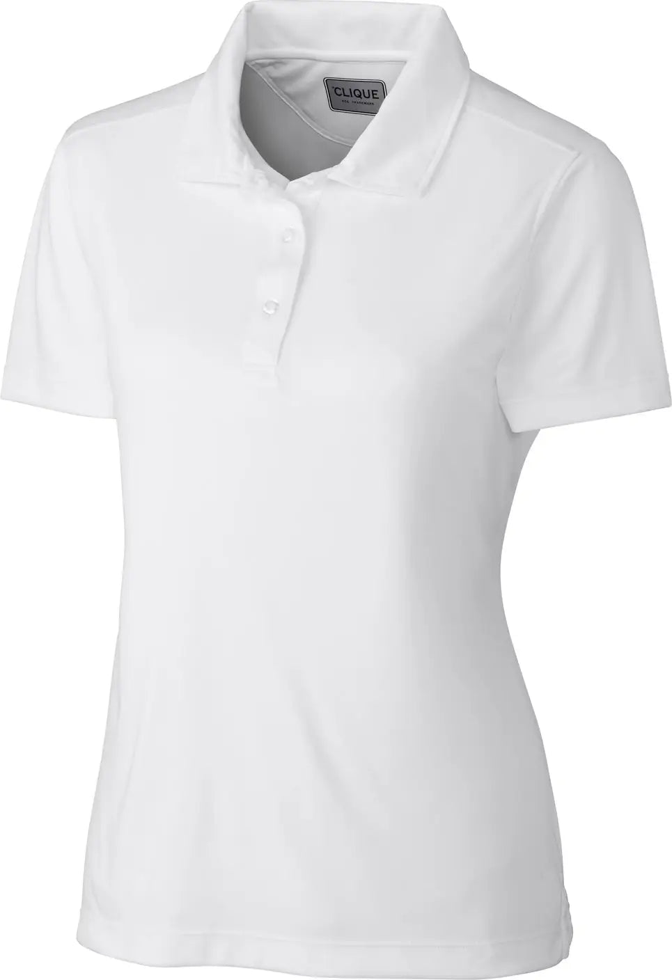 Clique Lqk00036 Parma Tech Jersey Womens Polo - White