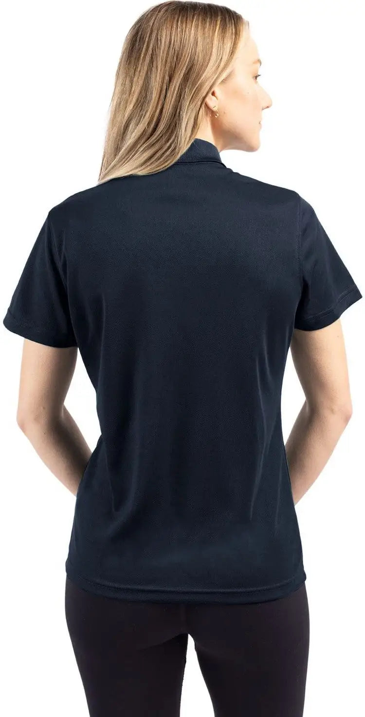 Clique Lqk00063 Spin Eco Performance Pique Womens Polo - Dark Navy - Ladies Xs