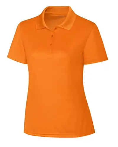 Clique Lqk00063 Spin Eco Performance Pique Womens Polo - Hi-vis Orange