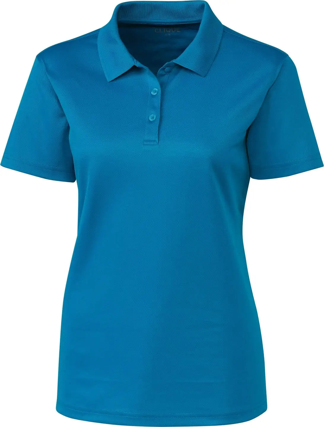 Clique Lqk00063 Spin Eco Performance Pique Womens Polo - Ocean Blue - Ladies Xs