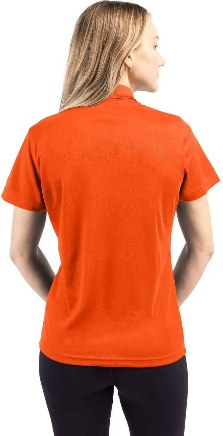 Clique Lqk00063 Spin Eco Performance Pique Womens Polo - Orange