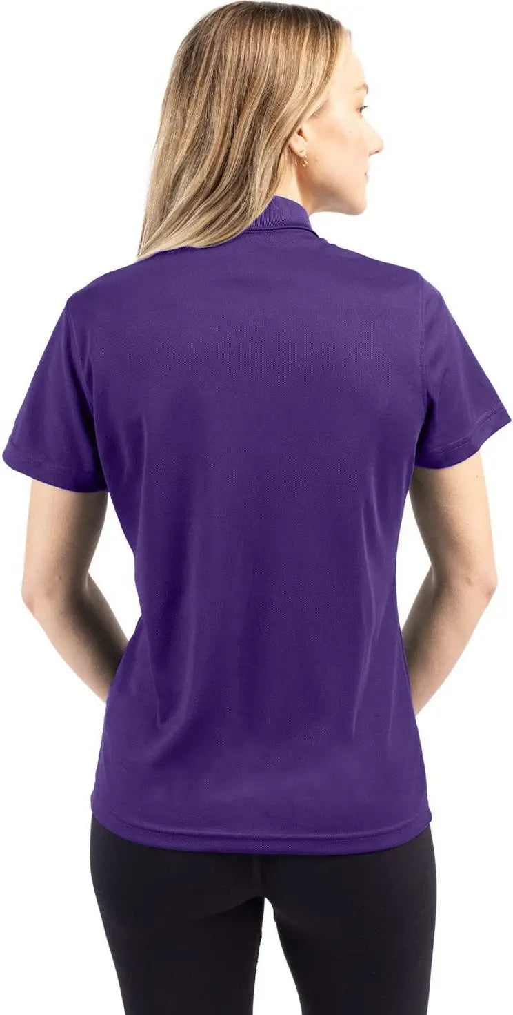 Clique Lqk00063 Spin Eco Performance Pique Womens Polo - Royal Purple
