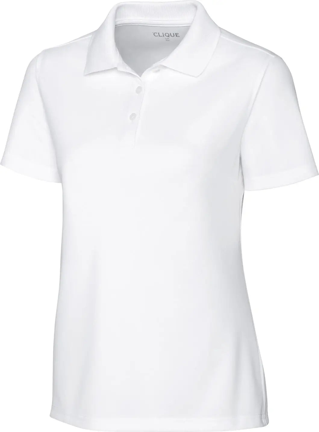 Clique Lqk00063 Spin Eco Performance Pique Womens Polo - White - Ladies Xs
