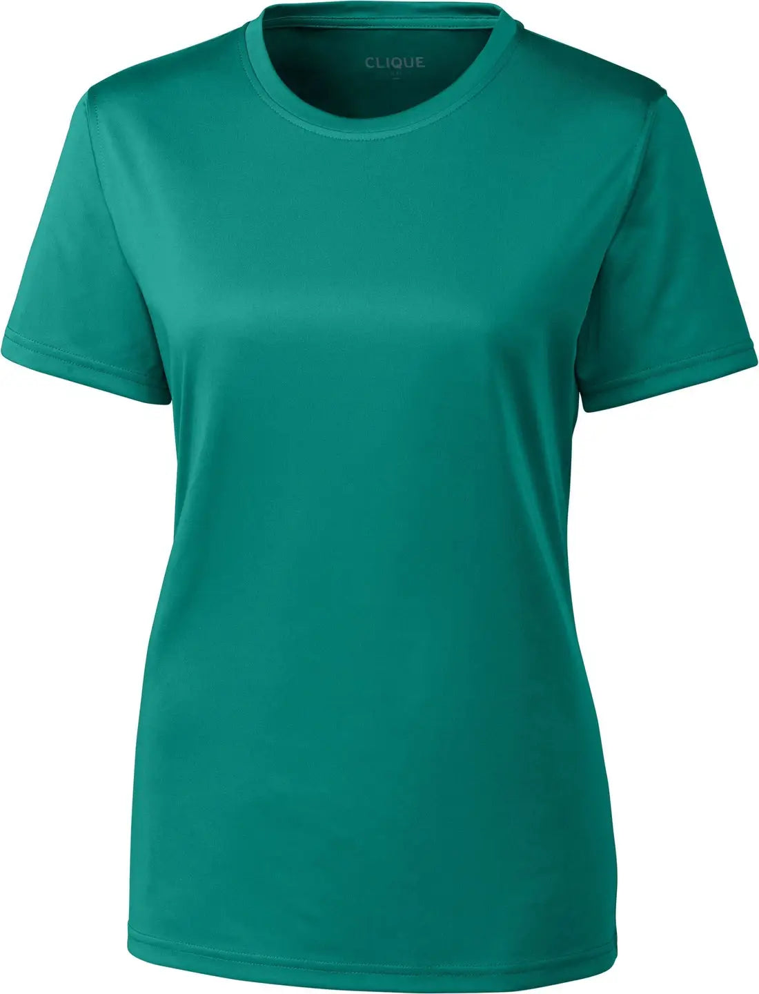 Clique Lqk00064 Spin Eco Performance Jersey Short Sleeve Womens Tee - Teal Green - Ladies Xs