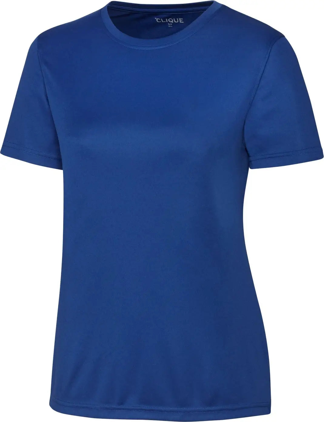 Clique Lqk00064 Spin Eco Performance Jersey Short Sleeve Womens Tee - Tour Blue - Ladies Xs