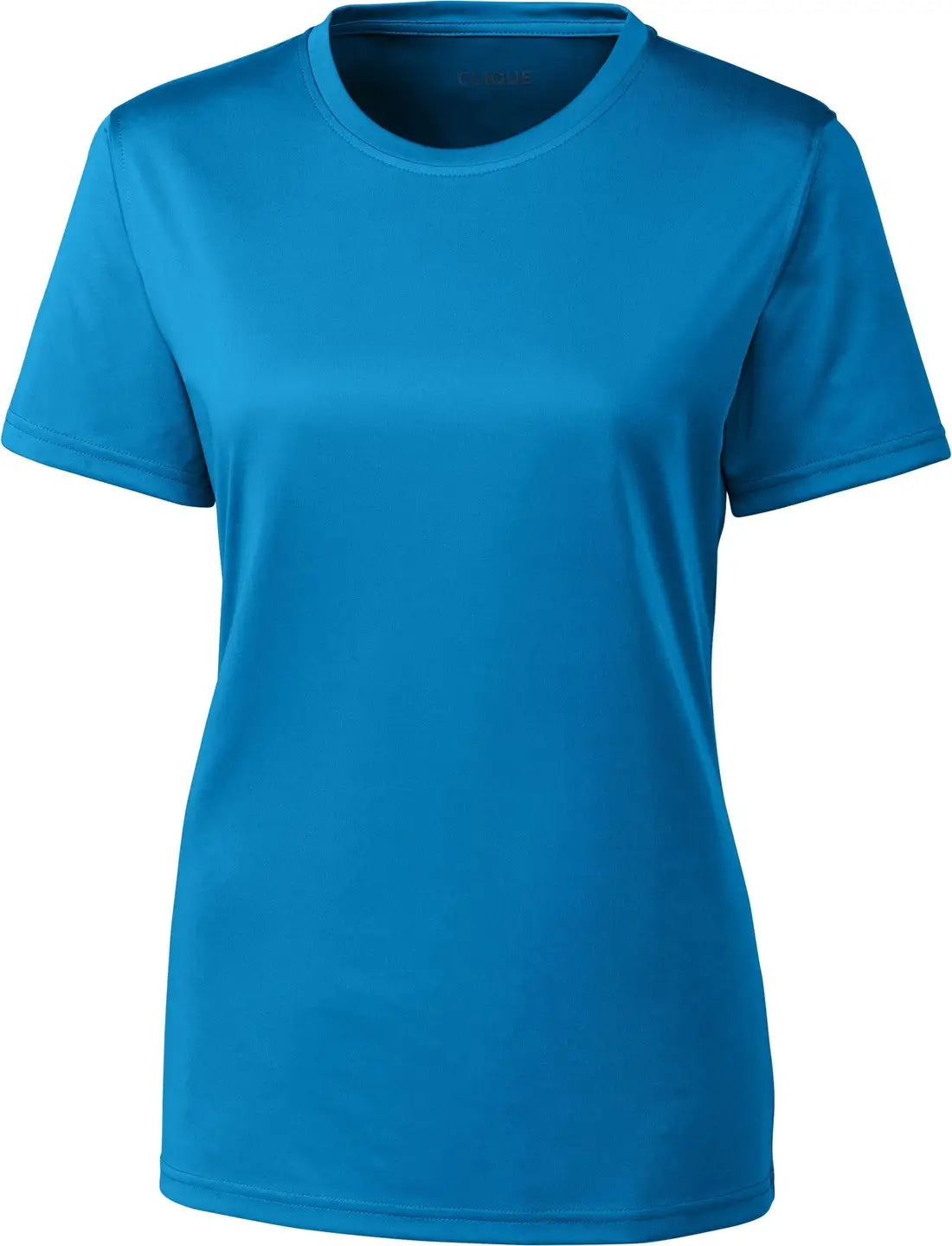 Clique Lqk00064 Spin Eco Performance Jersey Short Sleeve Womens Tee - Ocean Blue