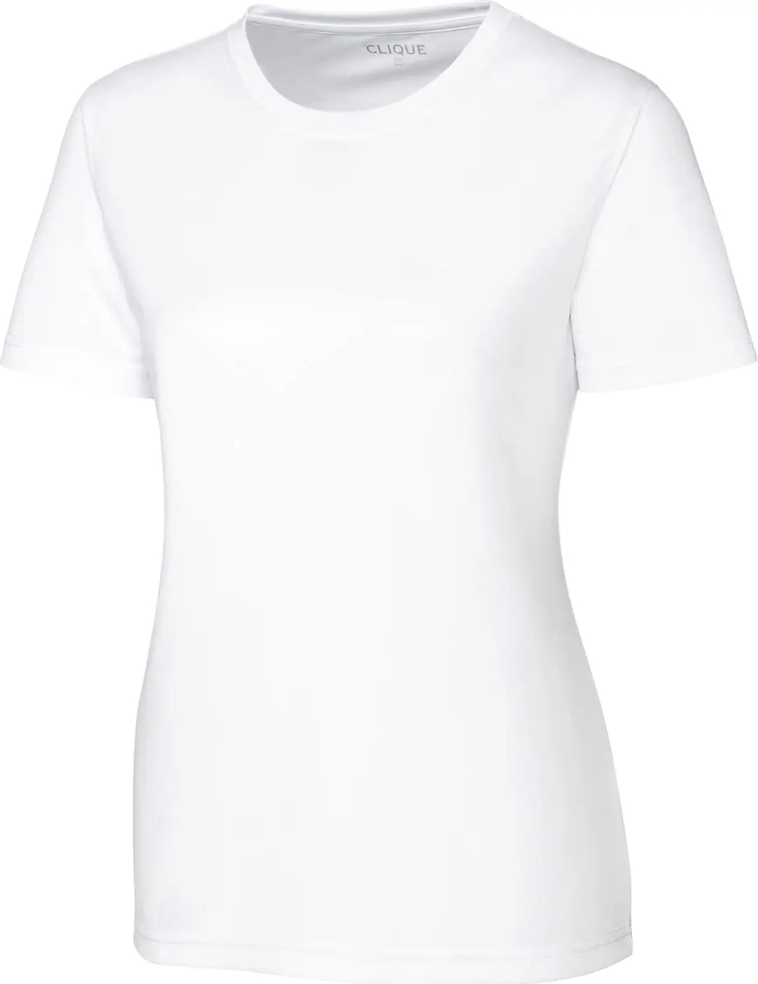 Clique Lqk00064 Spin Eco Performance Jersey Short Sleeve Womens Tee - White - Ladies Xs