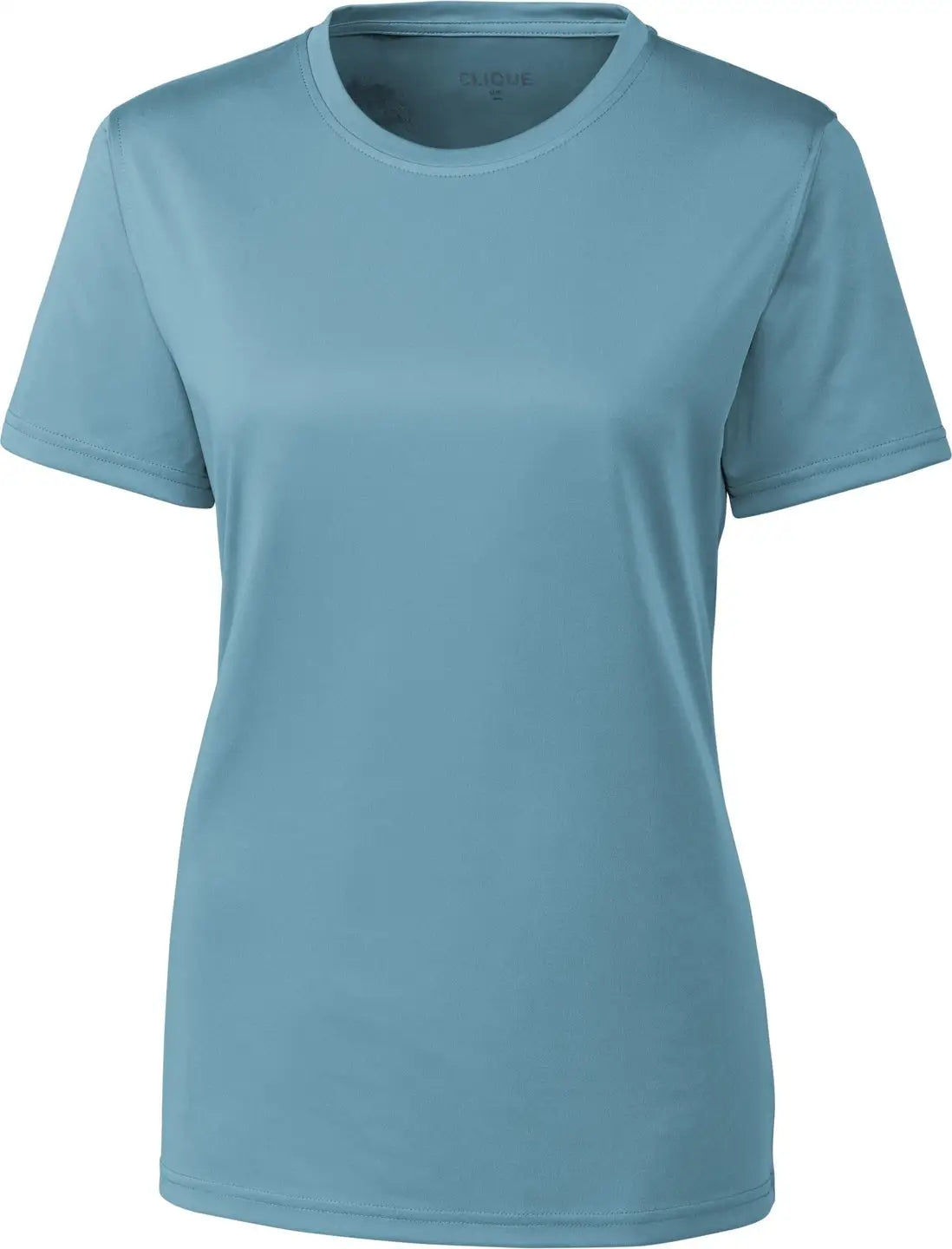 Clique Lqk00064 Spin Eco Performance Jersey Short Sleeve Womens Tee - Dusty Blue - Ladies Xs