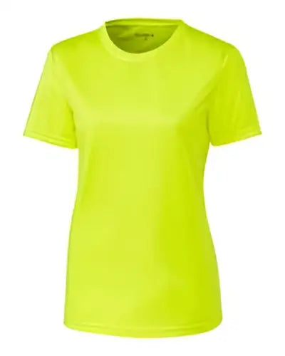Clique Lqk00064 Spin Eco Performance Jersey Short Sleeve Womens Tee - Hi-vis Yellow
