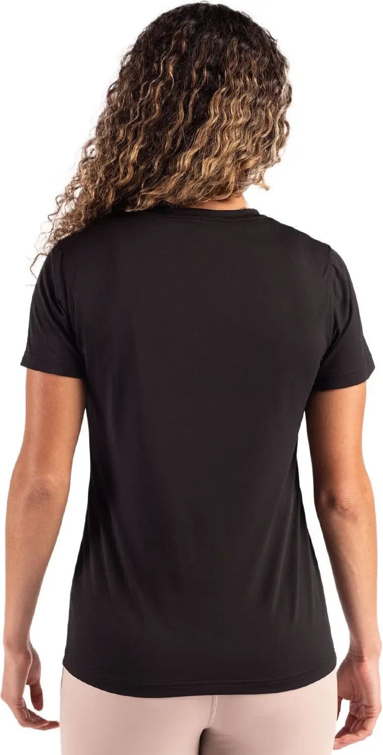 Clique Lqk00077 Charge Active Womens Short Sleeve Tee - Black