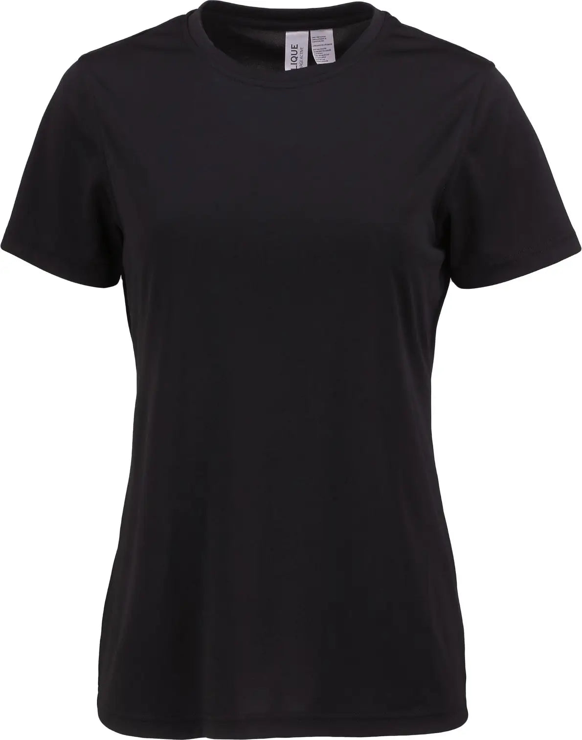 Clique Lqk00077 Charge Active Womens Short Sleeve Tee - Black - Ladies Xs