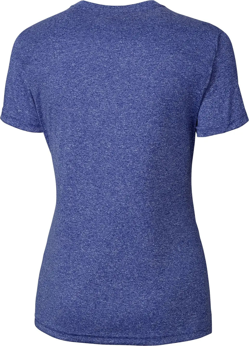 Clique Lqk00077 Charge Active Womens Short Sleeve Tee - Blue Heather - Ladies Xs