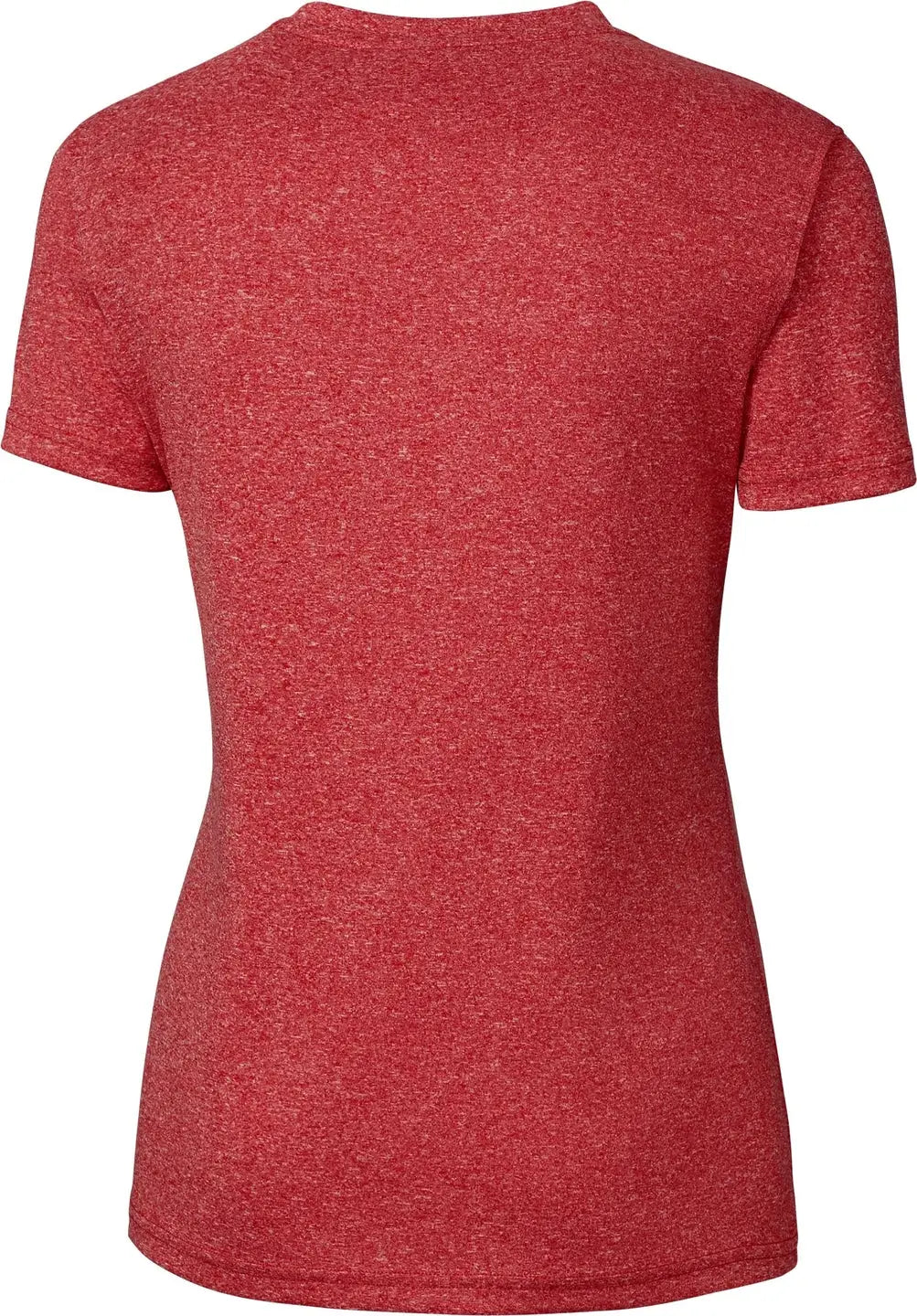 Clique Lqk00077 Charge Active Womens Short Sleeve Tee - Cardinal Red Heather