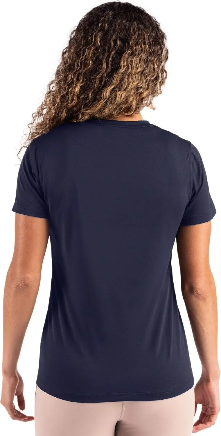 Clique Lqk00077 Charge Active Womens Short Sleeve Tee - Dark Navy